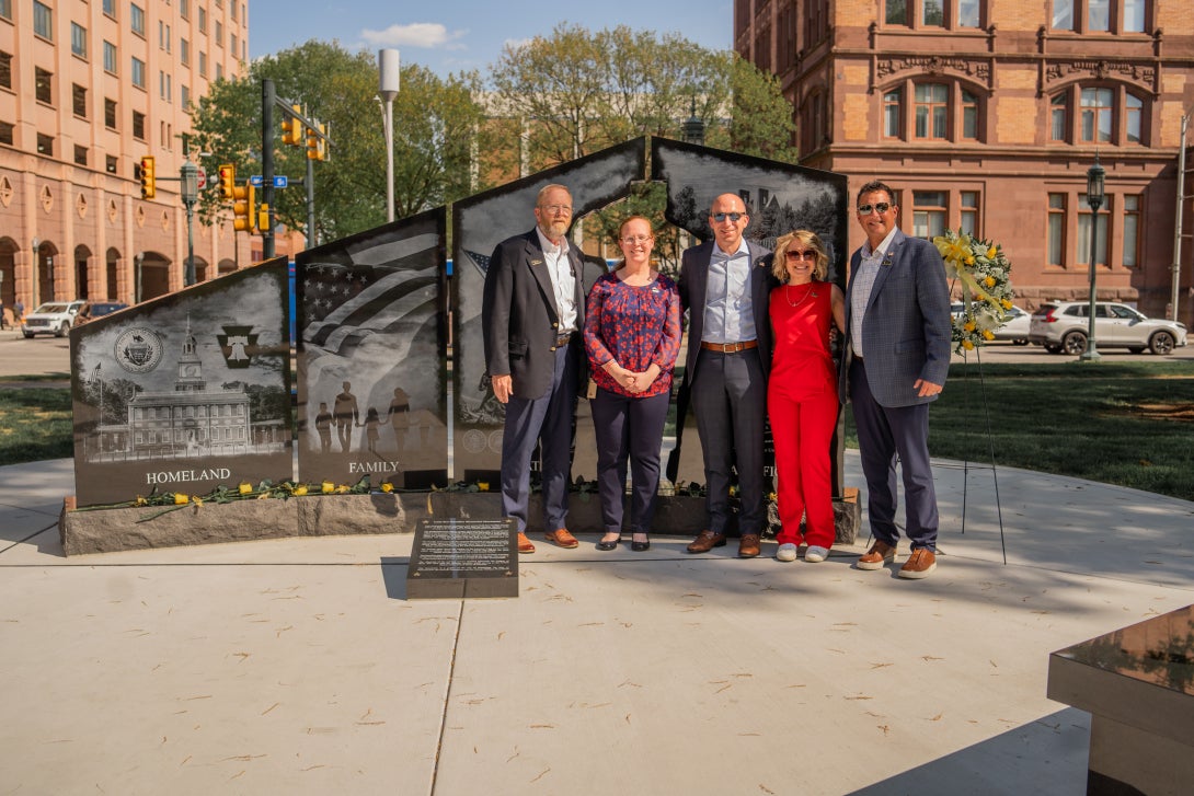 MITER Brands and MITER Foundation team members - James McMahon, Amanda Klinger, Matt DeSoto, Gwen Mallon, and Bryan Dixon