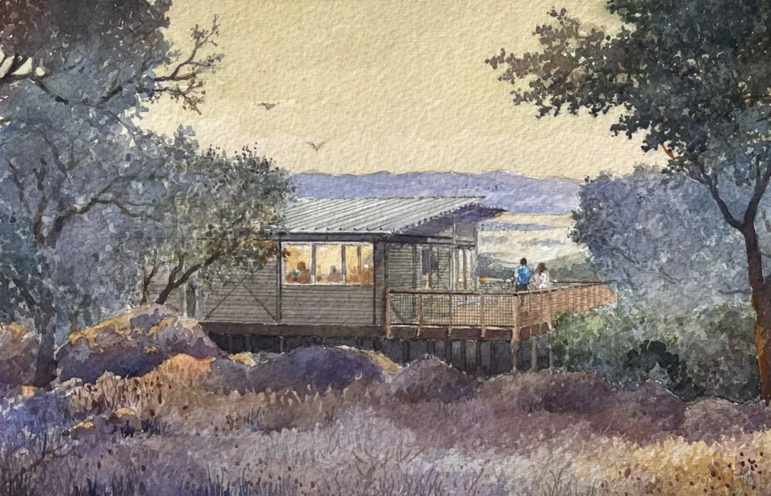 A rendering of one of the new C4 Foundation bungalows, which are currently under construction and will double the organization’s capacity to serve active-duty Navy SEALs.